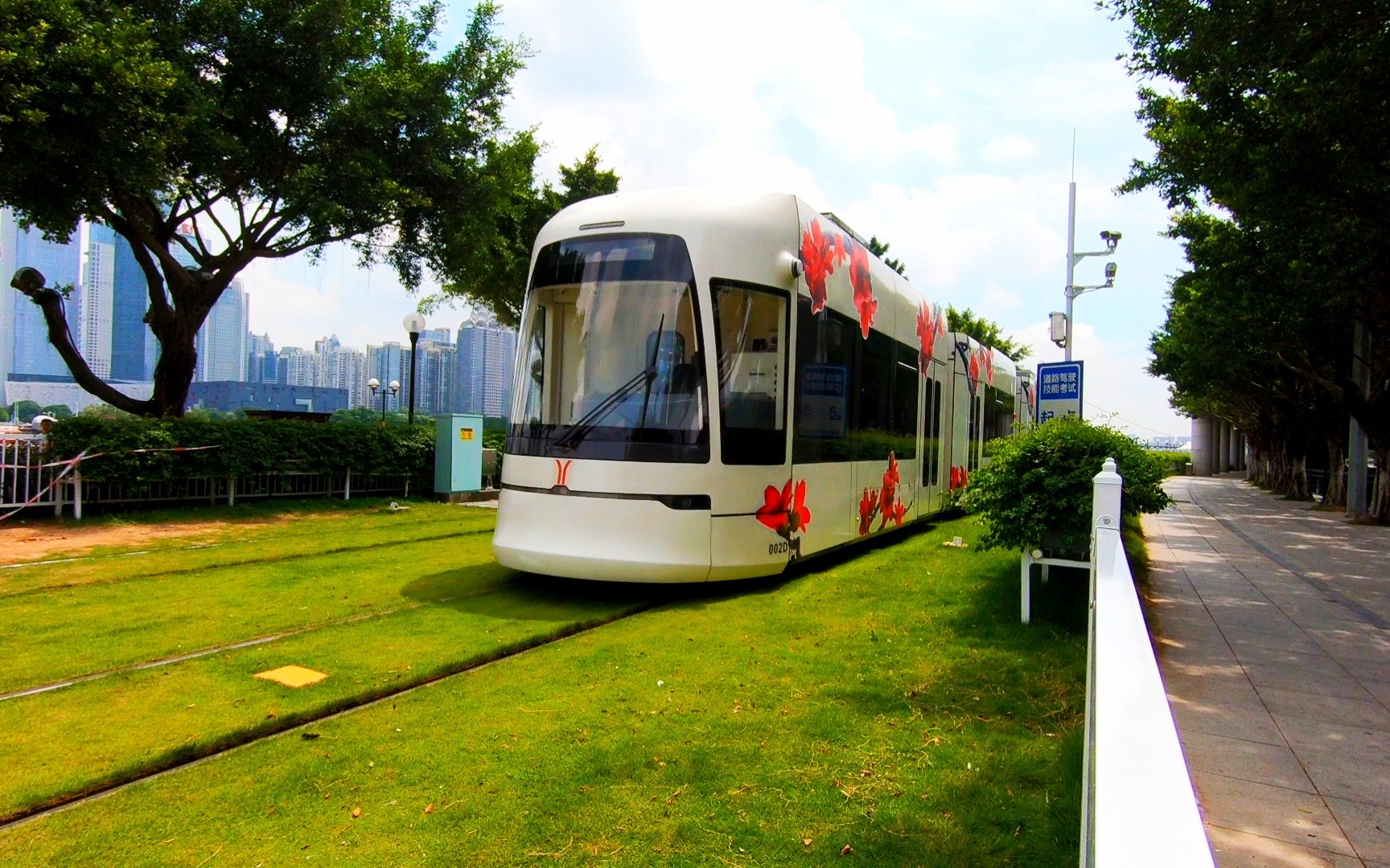 广州海珠有轨电车thz1外观