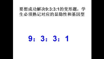 高中生物--轻松搞定遗传题方法之系列二【如何确定基因型--题型4