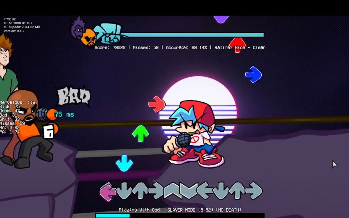 初见playing with god slayer mode能菜成什么程度