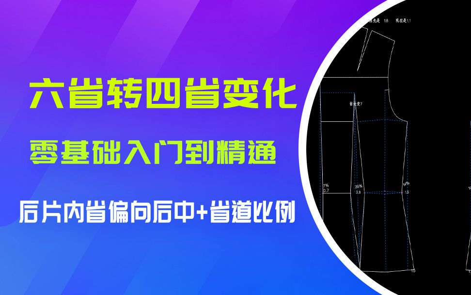 智版在线女装制版6省转4省教程全解服装打版服装纸样服装设计哔哩哔哩bilibili