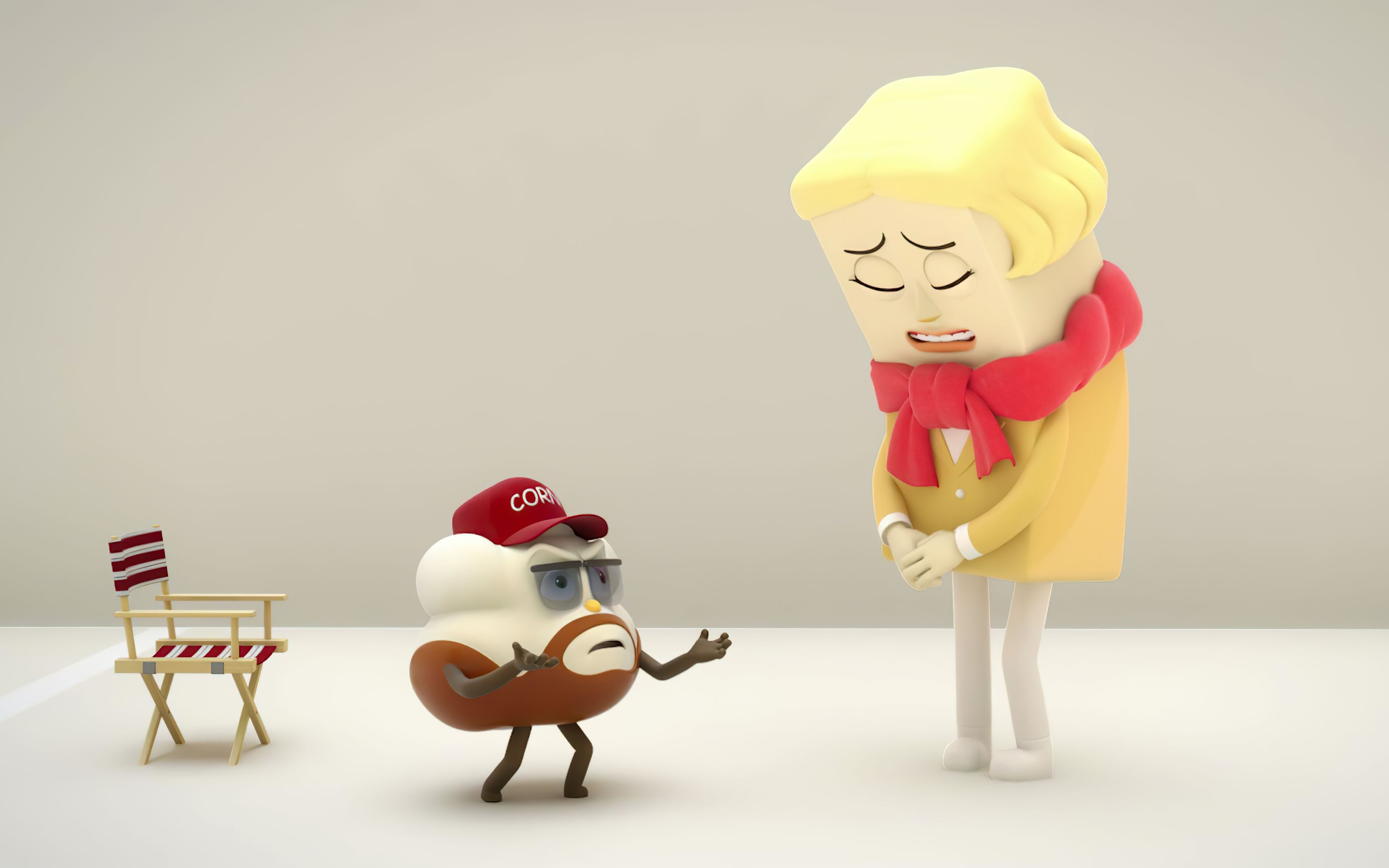 超级巨星黄油因为手太滑拍戏被嫌弃演技太差搞笑动画