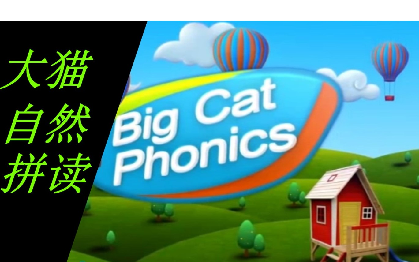 [图]Big Cat Phonics 大猫自然拼读一级16本视频学习 英文原版