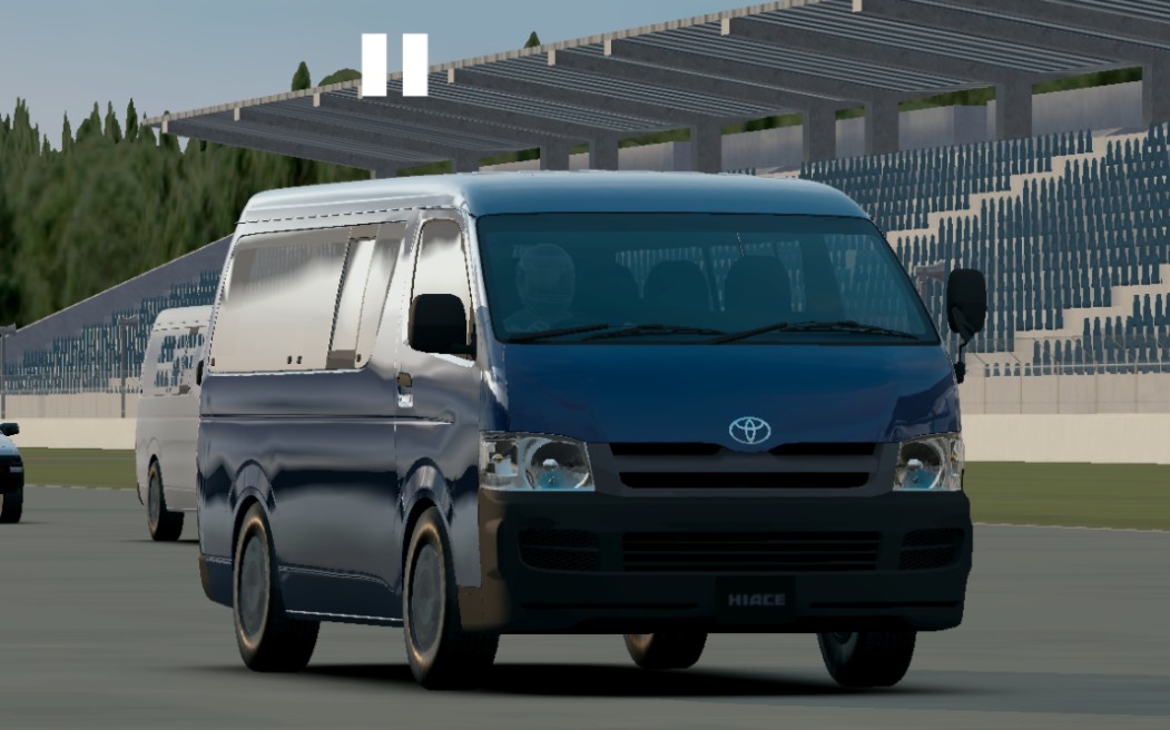 绝对赛车 丰田海狮h200跑圈(新人渣技术)