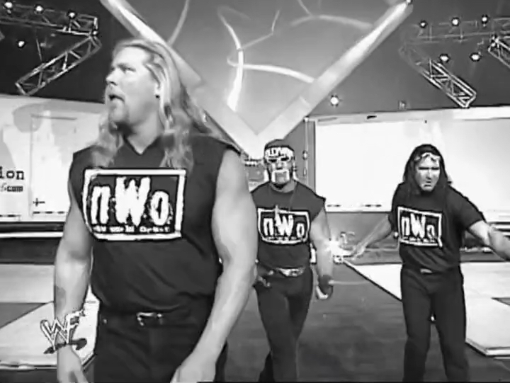 wwe传奇nwo军团黑白出场经典呈现 #wwe#世界摔角娱乐