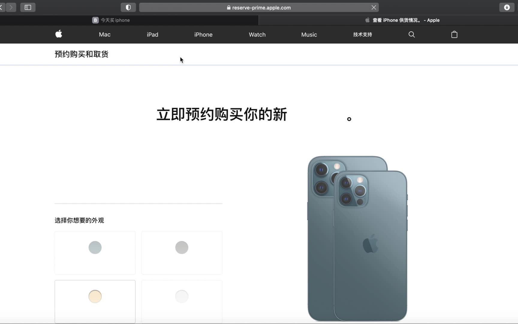 当天带Iphone回家,自制iphone12 pro预约查询页面哔哩哔哩bilibili