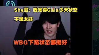 Скачать видео: 【Theshy】Shy哥：我觉得Gala今天状态不是太好，Gala实力不是这样子的