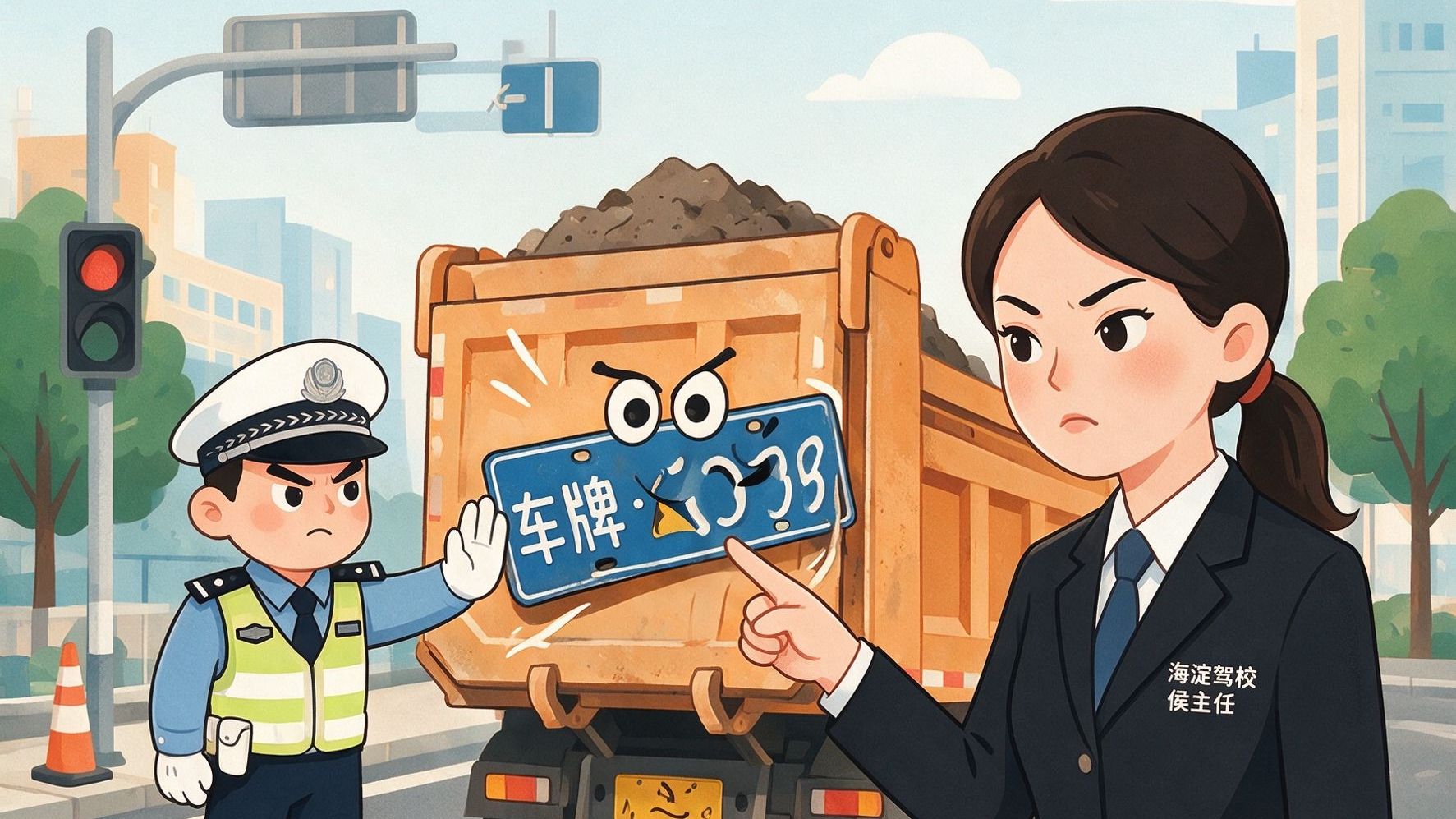 车牌“变脸”躲抓拍？交警：想得美🎭