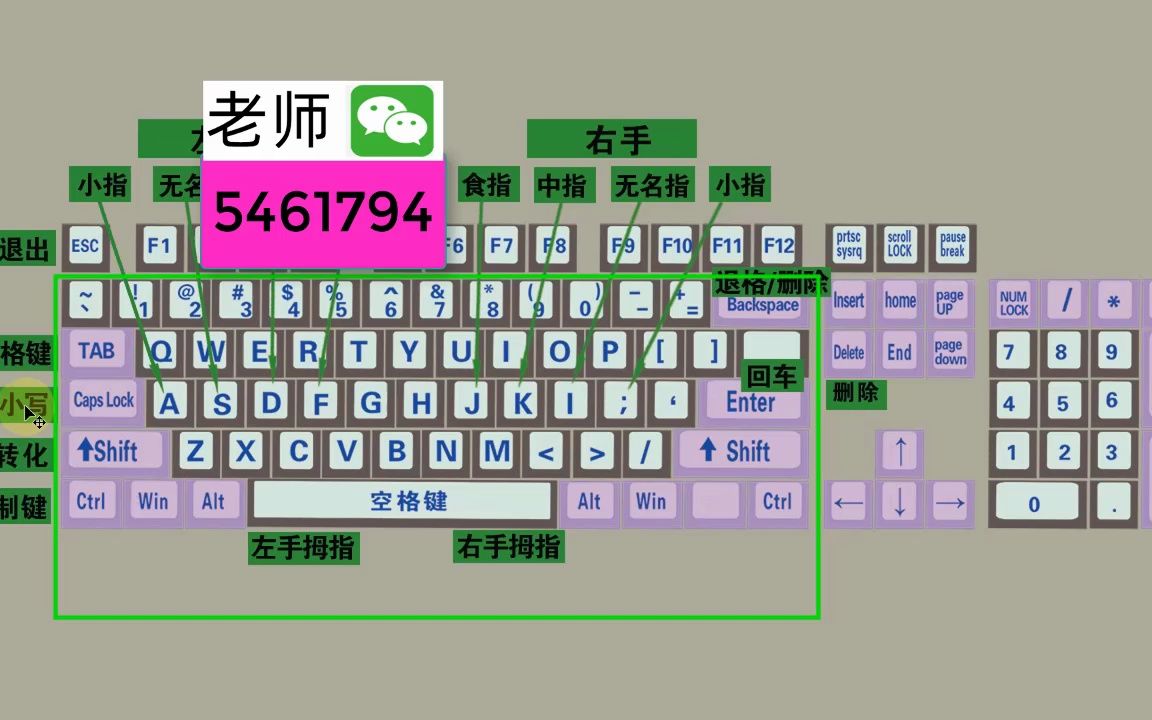 零基礎電腦知識,掌握鍵盤標準指法,打字速度和準確率都可以提高