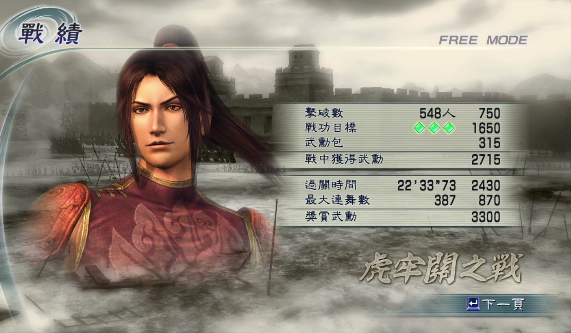 【真三国无双5】凌统无闪特 全灭全战功无走 虎牢关吕布军