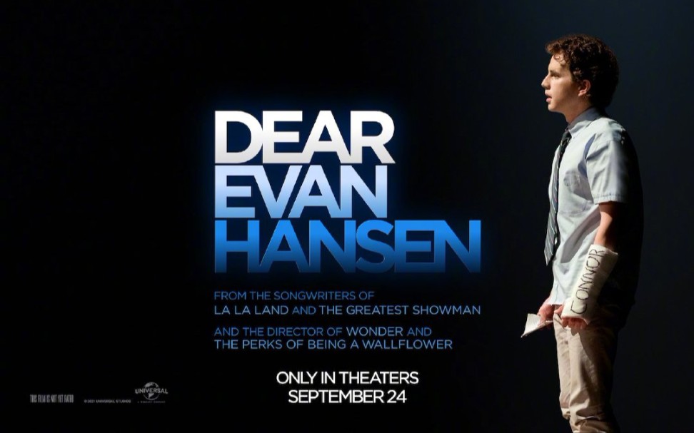 [图]《Dear Evan Hansen》致埃文汉森 电影版预告