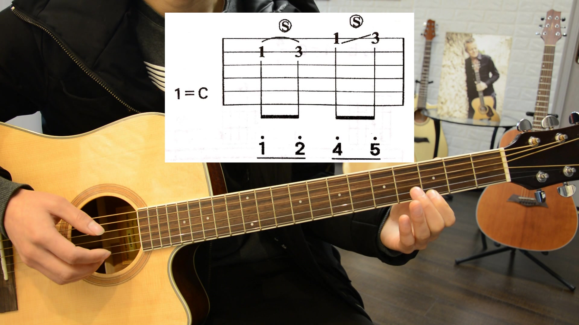 民谣吉他中级教程 第十八课:吉他滑弦(滑音)技巧讲解&斑马斑马难点