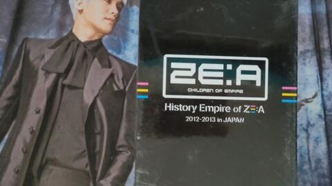 帝国之子】ZE:A DVD开箱History Empire of ZE:A 2012-2013 in Japan_哔哩哔哩_bilibili