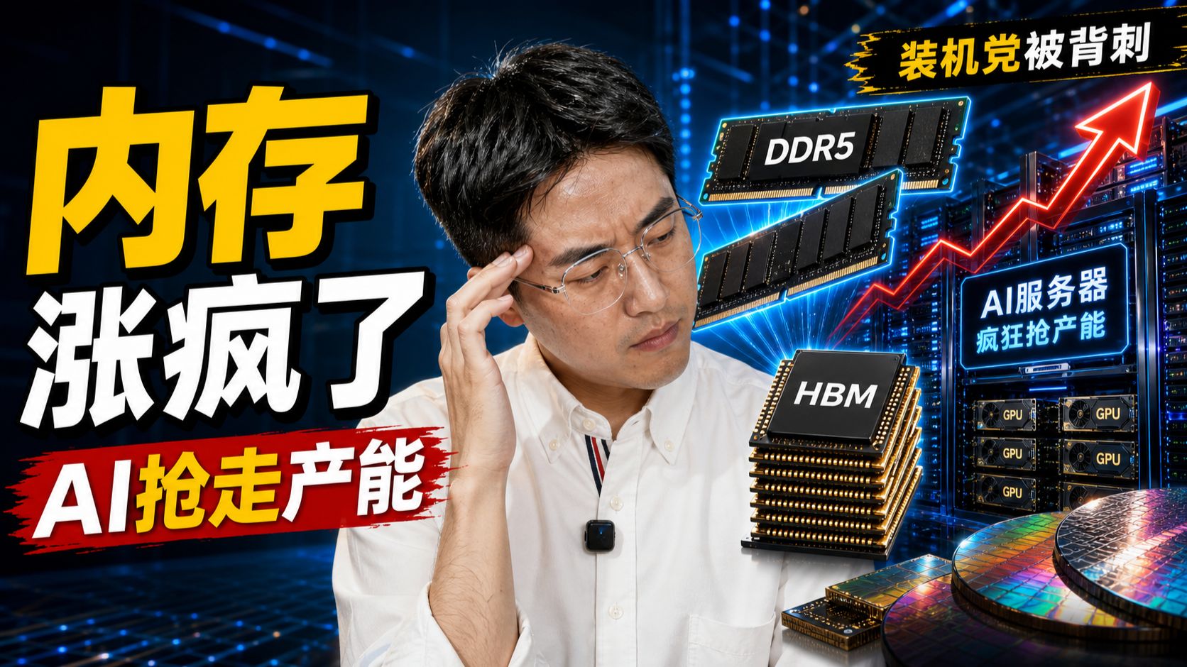 内存价格疯涨5倍！装台电脑比买房还难？咱们普通用户太冤了