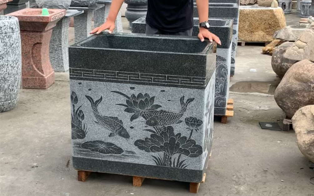 天然石材洗手盆石雕洗手盆洗衣盆花岗岩洗手池洗衣池