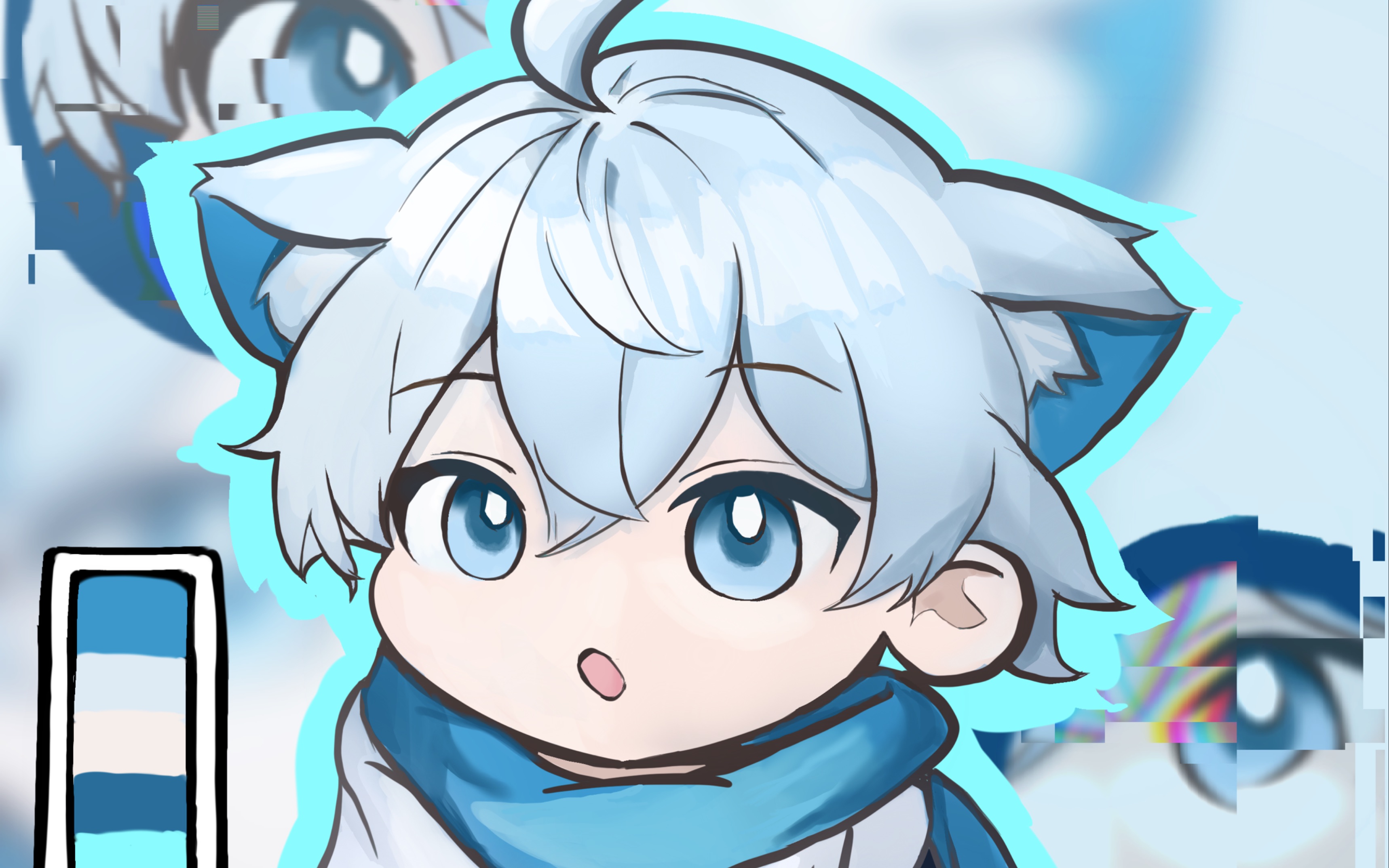 q版小男孩板绘过程