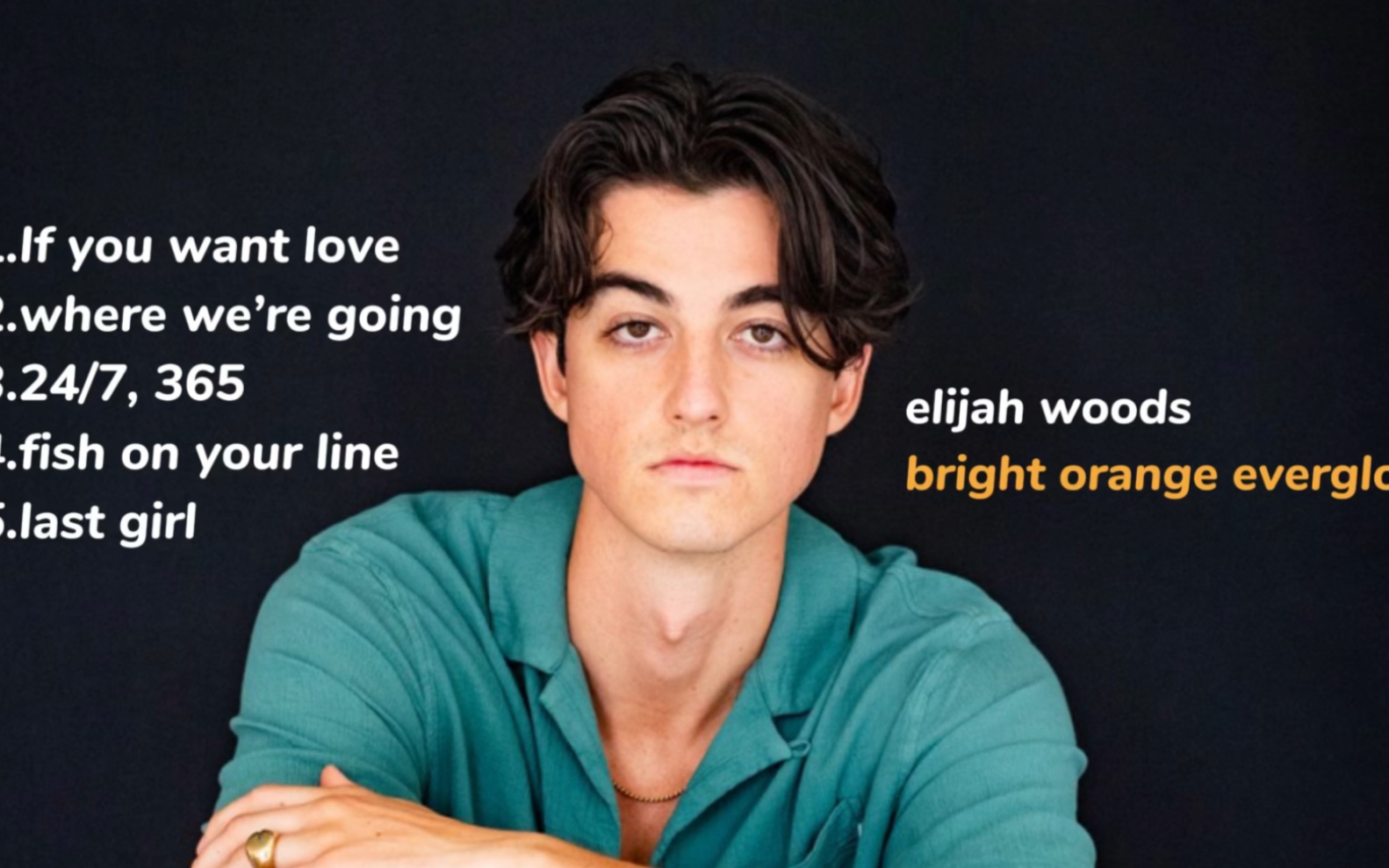 【playlist】elijah woods - bright orange everglow|album 合輯