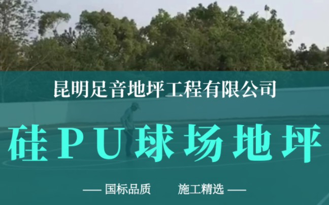 云南硅PU球场地坪施工,昆明足音地坪施工厂家,运动场地坪,体育场地坪,哔哩哔哩bilibili