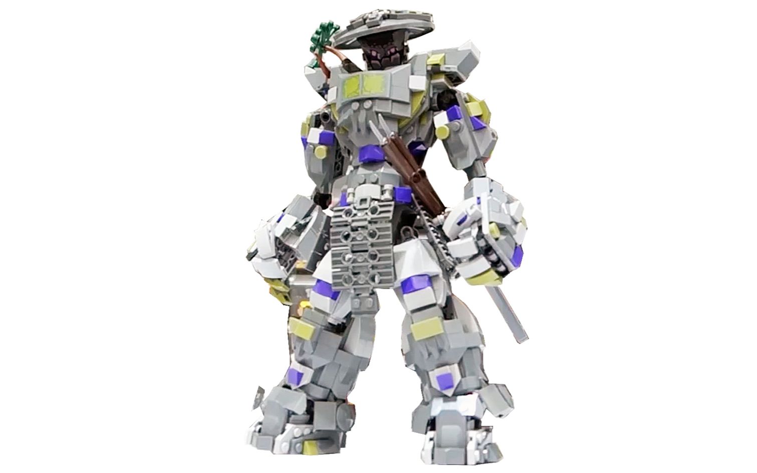 乐高moc教程 奥尼泰坦武士机甲 拼搭指南-sher__locked-lego-哔哩哔哩