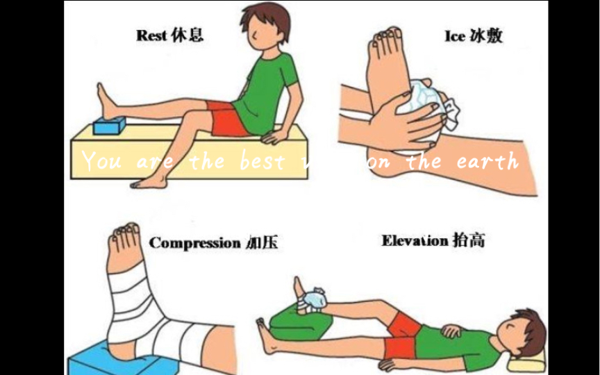 户外打球踢球崴脚之后该如何处理,遵循PRICE原则少受罪哔哩哔哩bilibili