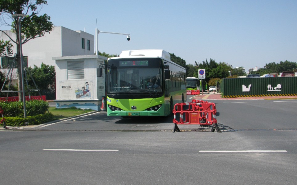 (豪华的比亚迪k9大巴)汕头公交8路(前方展望,带报站)