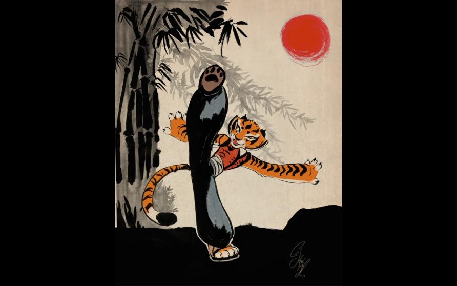 【furry手办】功夫熊猫:悍娇虎