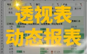 Download Video: 精通透视表+切片器，制作报表这也太高效啦！