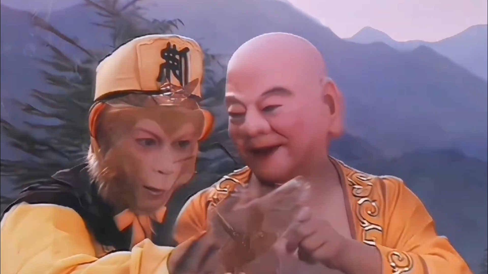 弥勒佛对猴子是真的宠,也是唯一真心实意帮助猴子的佛.