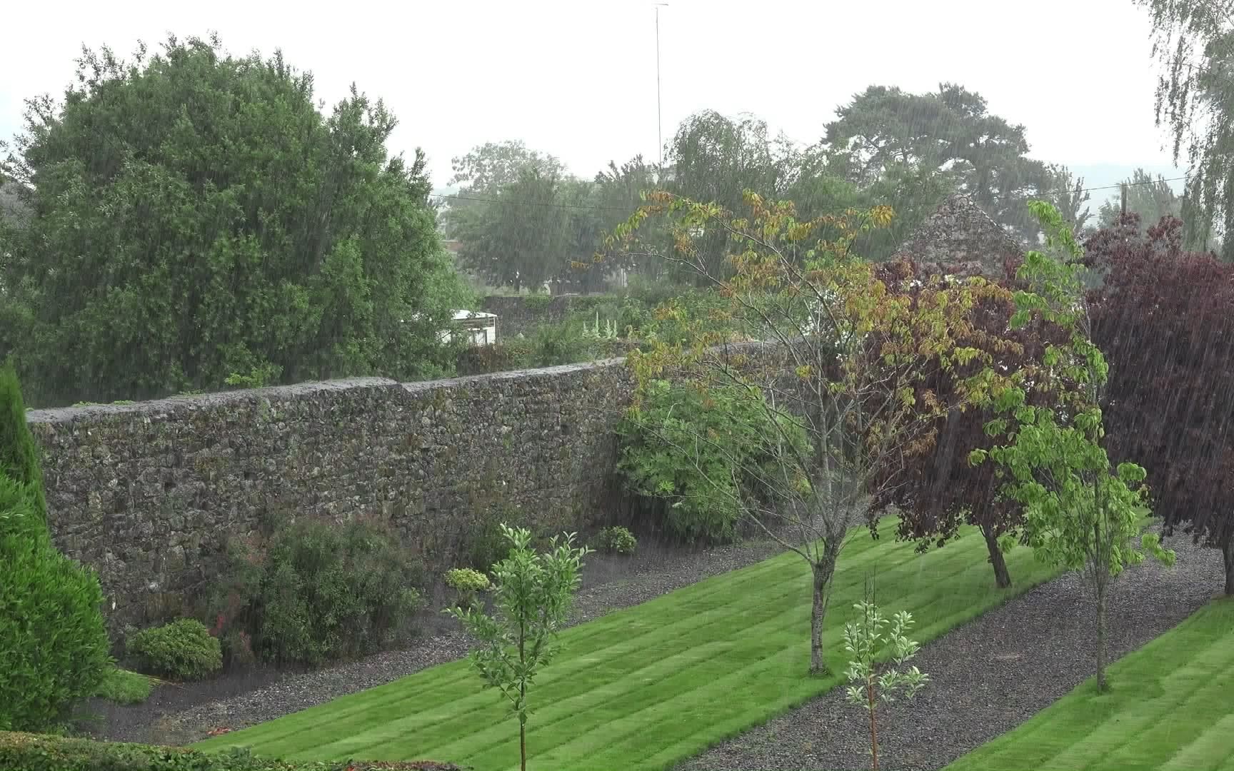 [图]听雨入眠，傍晚一场绵绵细雨，放松、缓解焦虑、轻松的自然白噪声