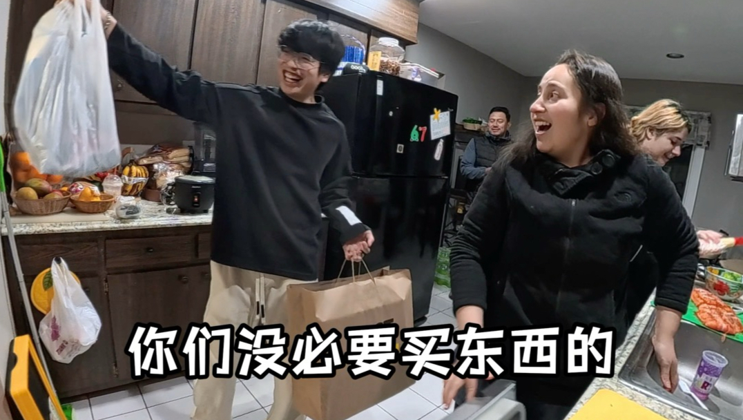 我空手来到了美国丈母娘家里，今天是第二天…