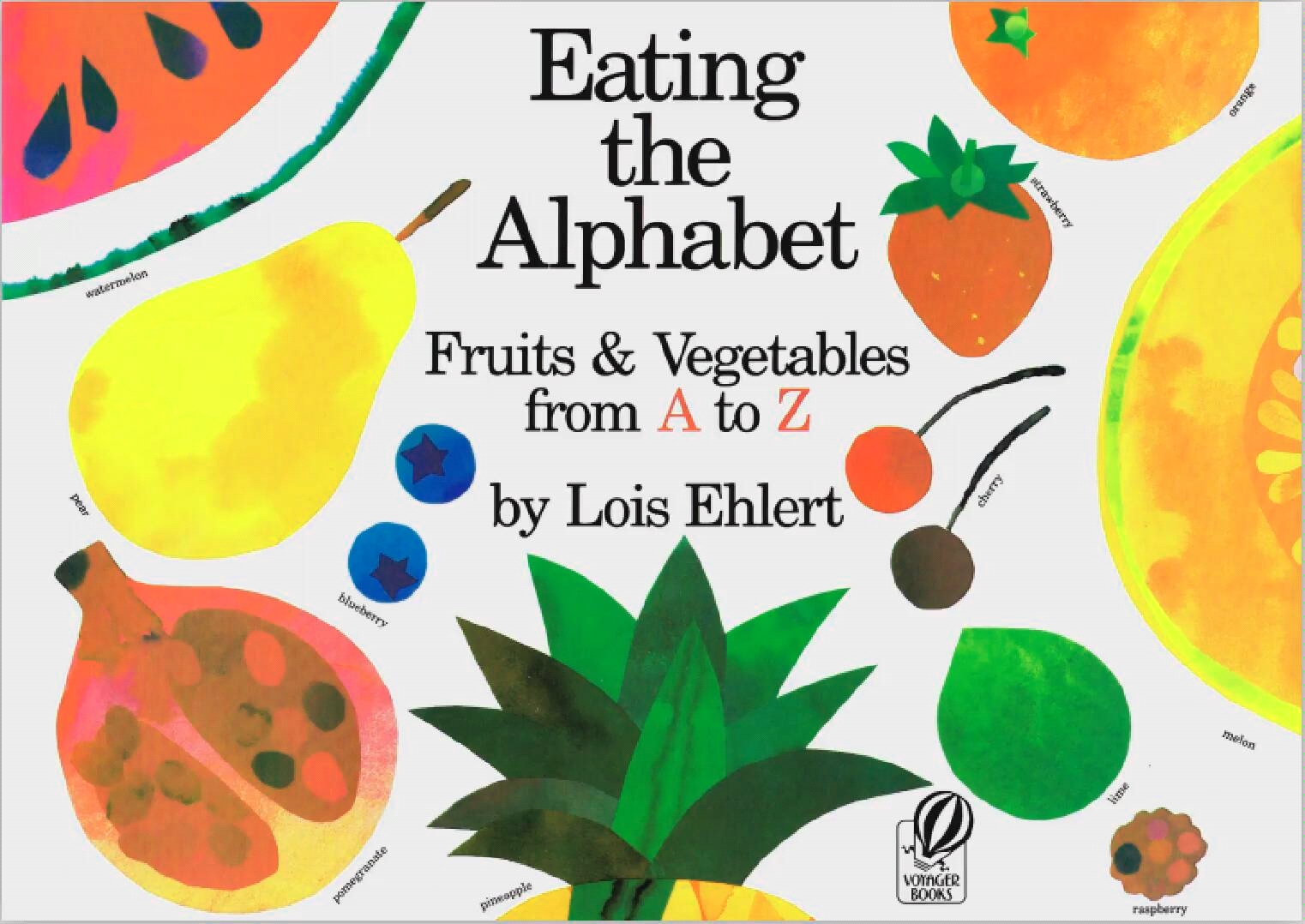 [图]【廖彩杏书单英文原版绘本】Eating the Alphabet 日常所见蔬菜水果英文表达