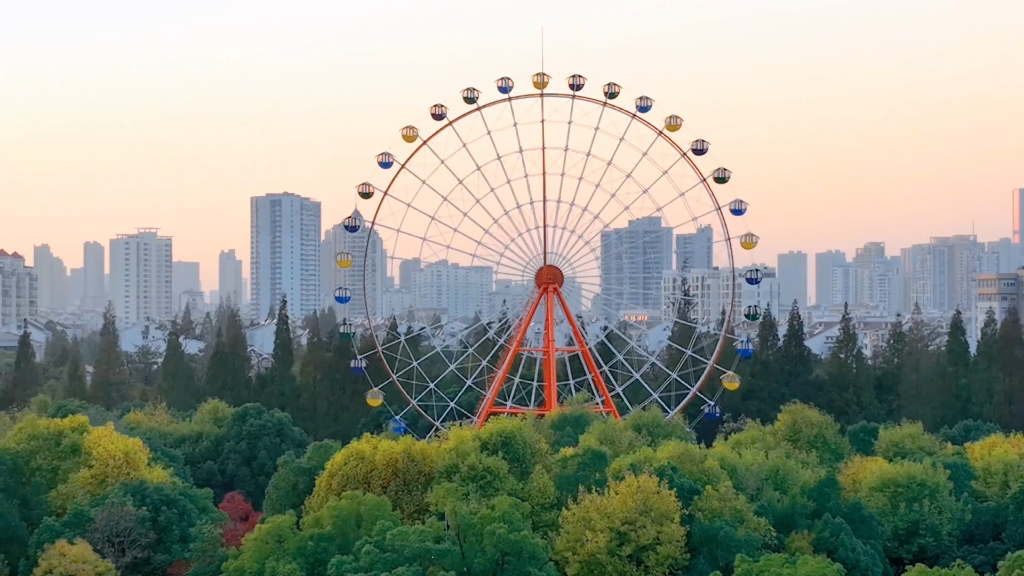 合肥杏花公园秋景如画