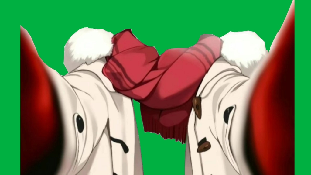 2024原神新年围巾头像绿幕