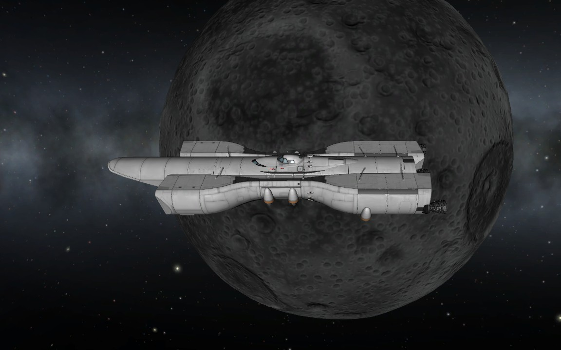 内附存档坎巴拉太空计划月球部队用星舰降落月面月球轨道导弹驱逐舰