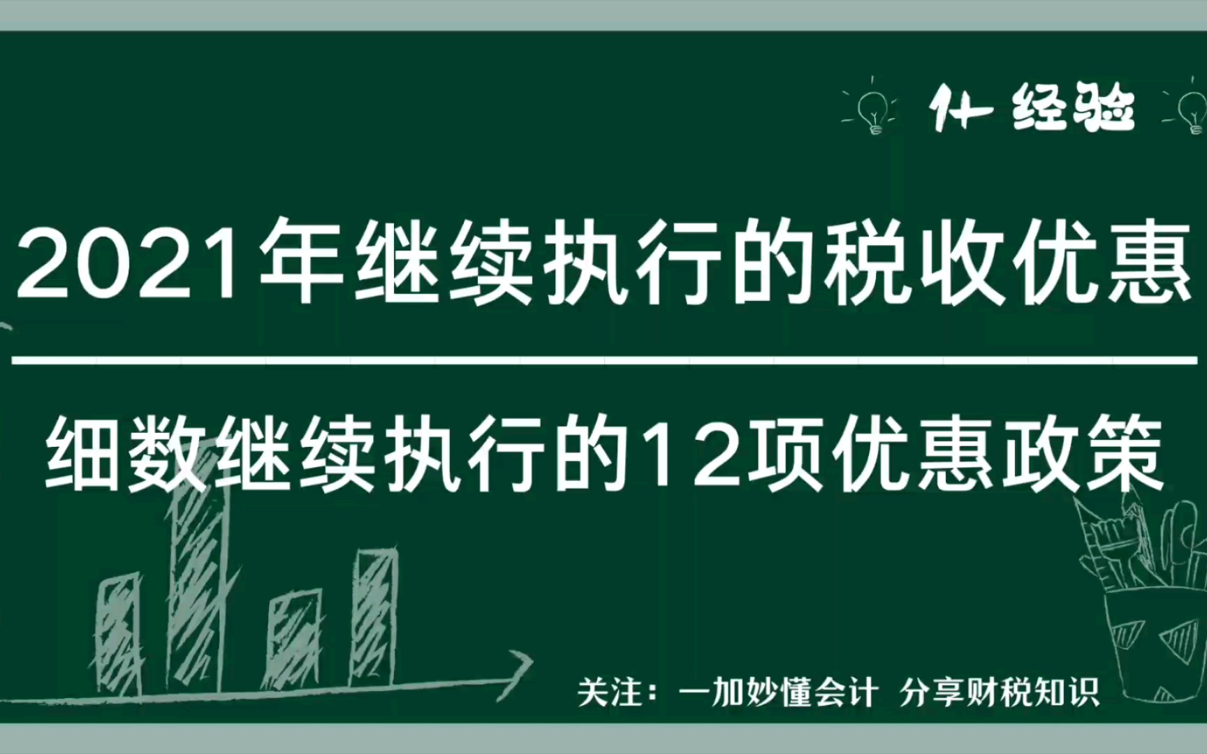 细数2021年继续执行的12项税收优惠哔哩哔哩bilibili