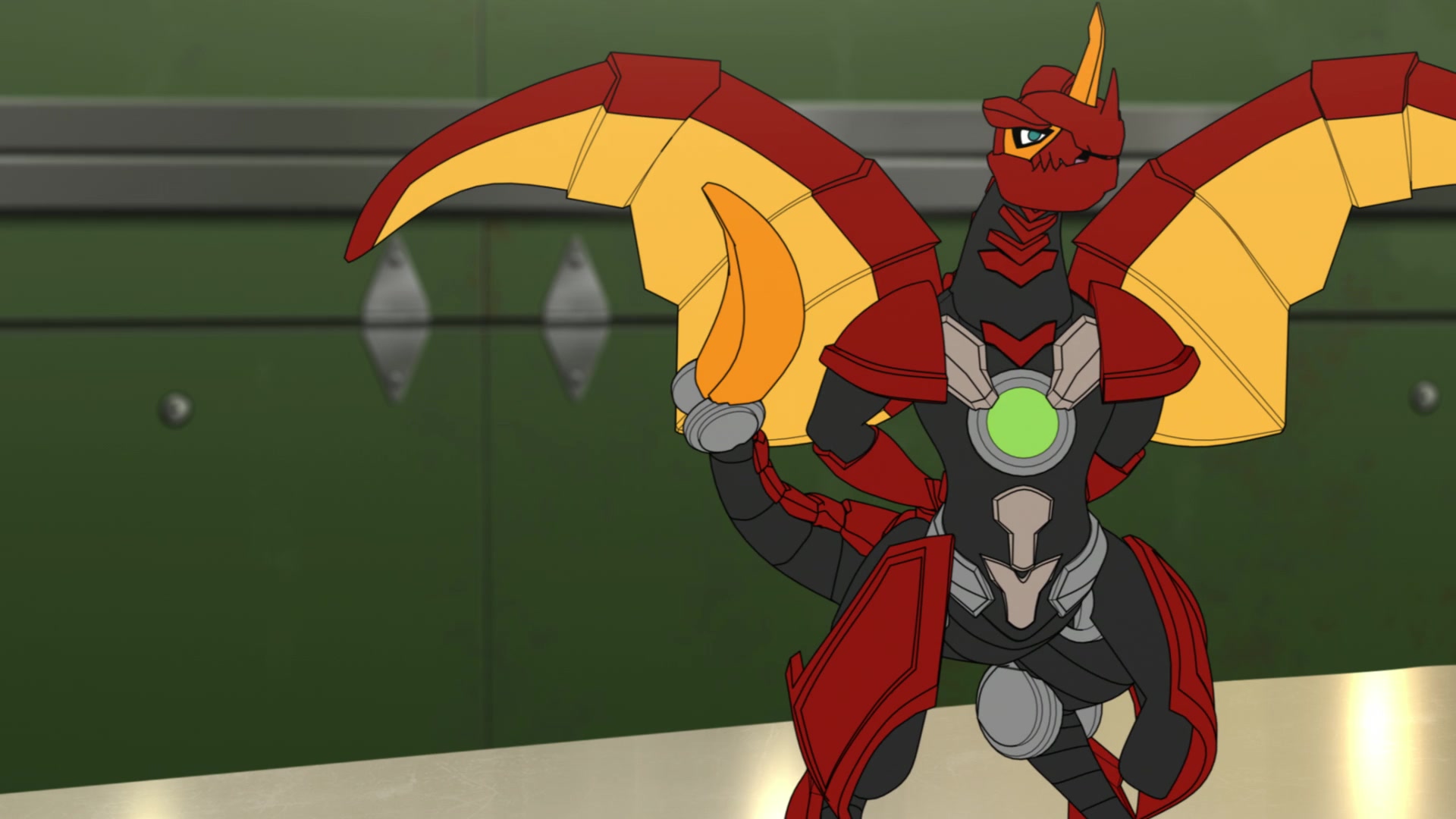 【官方】《爆丸之星域争霸》小剧场-22-烈火独角龙的粉碎之尾太帅了