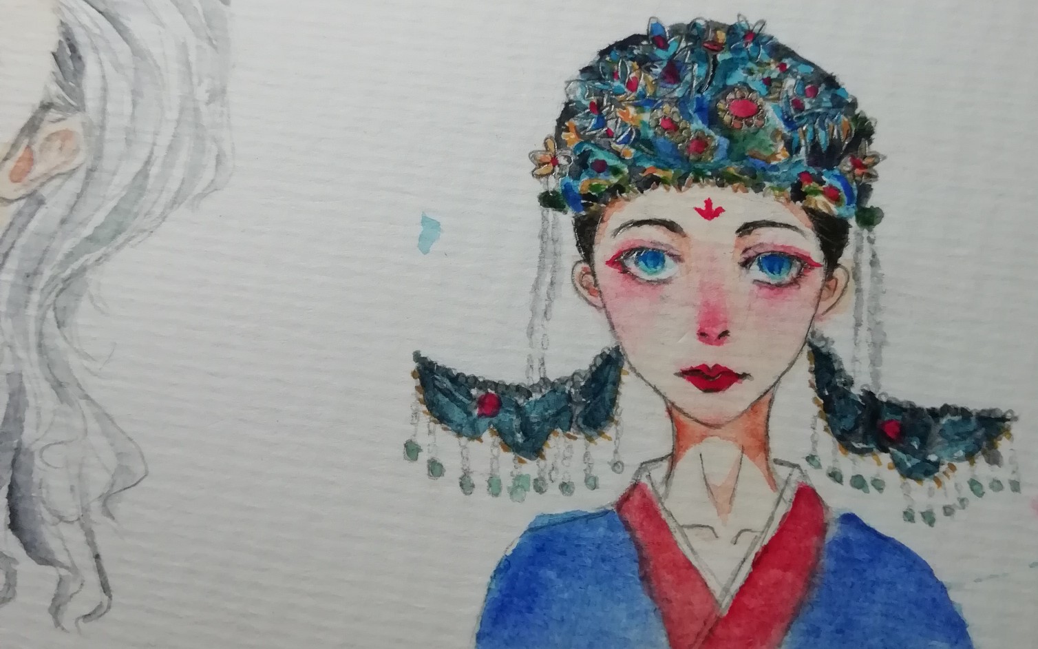 女子大一生第一次画水彩的血泪史!