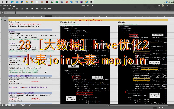 28 [大数据] hive优化2 小表join大表 mapjoin哔哩哔哩bilibili