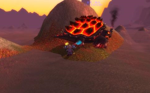 魔兽世界x猎人宠物x百猎嶙峋系列063期泰罗佩内火焰乌龟