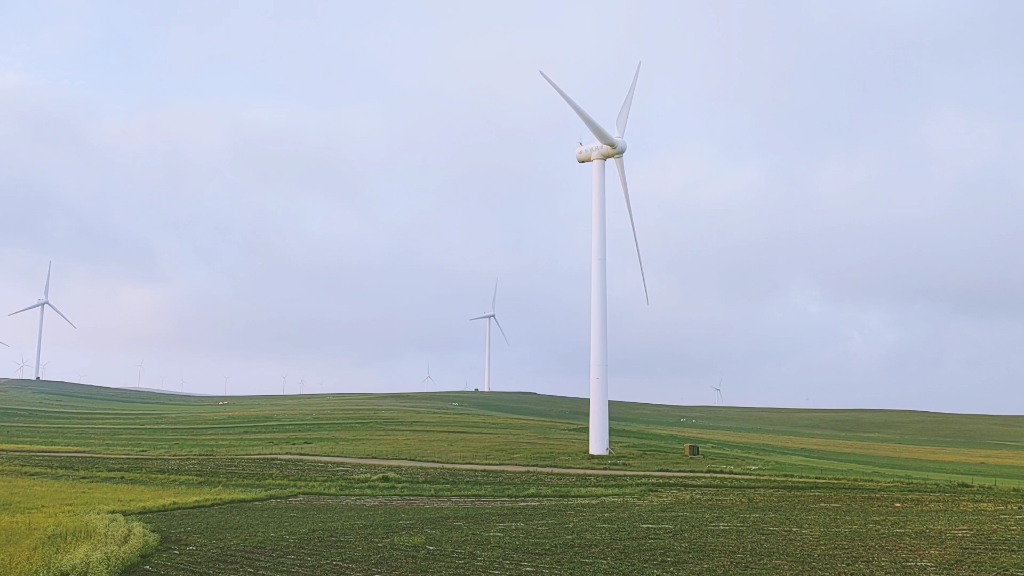 草原上的"大风车"|黄花沟|辉腾郭勒|乌兰察布卓资_哔哩哔哩_bilibili