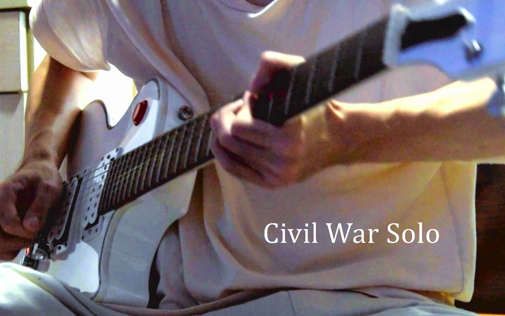 [图]Civil War 间奏Solo Cover by Chrixsk