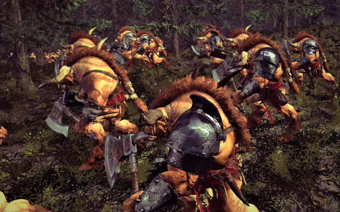 【战锤全面战争】【野兽人】包了个圆_哔哩哔哩_bilibili