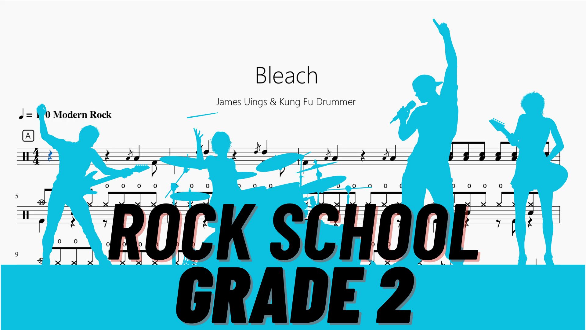 [图]Bleach【Rock school Lv2】动态鼓谱