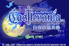 [图]GBA《恶魔城：白夜协奏曲》入城BGM 宿命的继承者