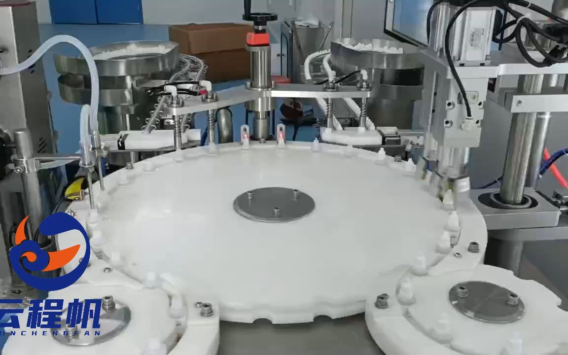 全自动理瓶双头灌装双头旋盖眼药水灌装机