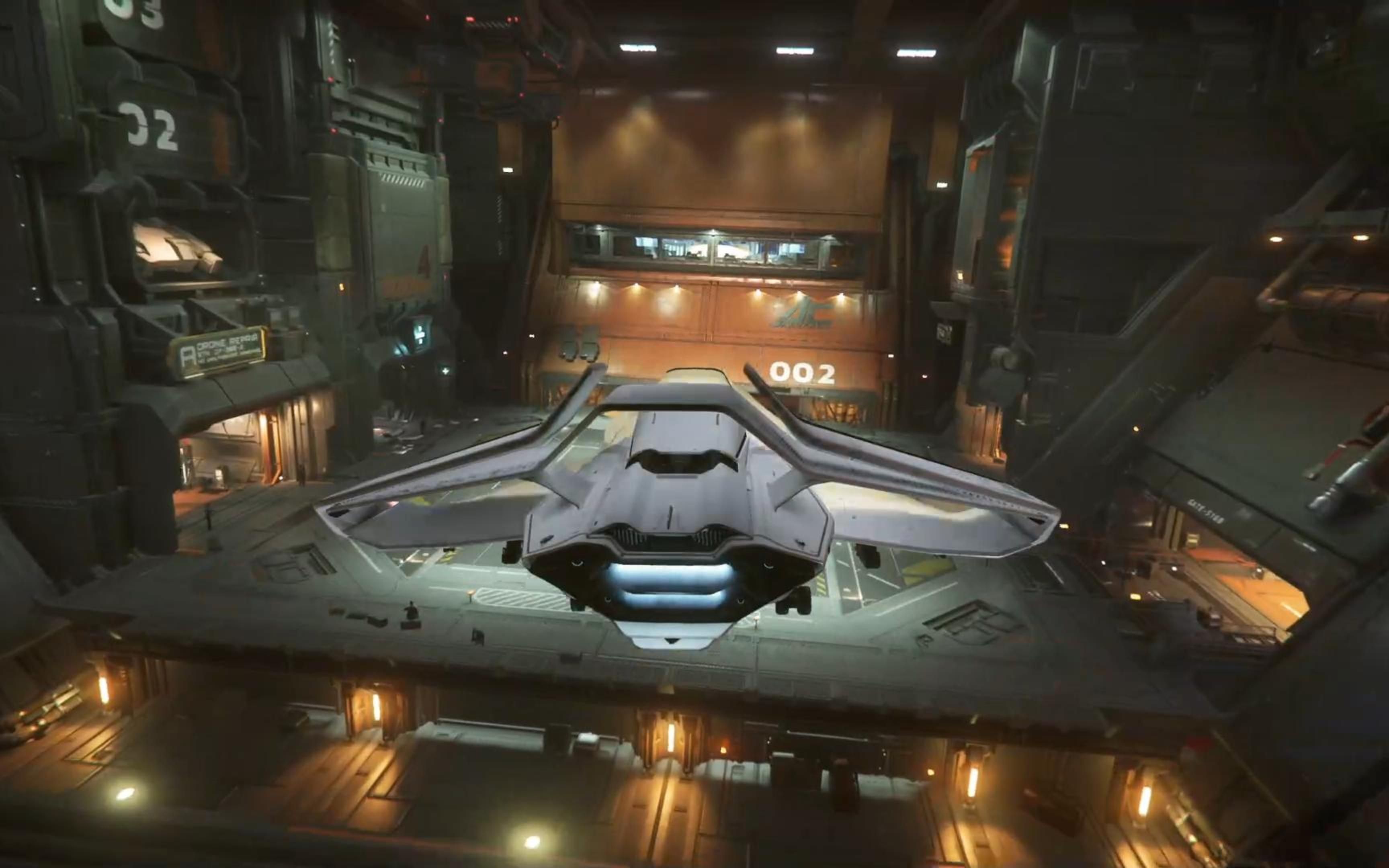 星际公民317汉化300i机库降落