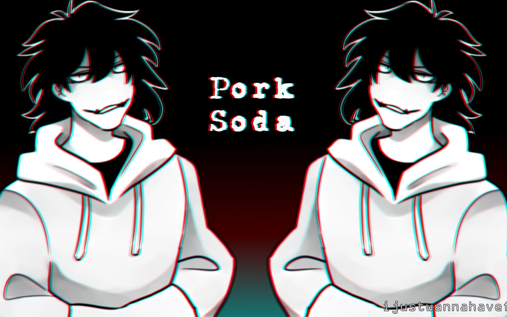 pork soda (meme)(jeff the killer)(creepypasta)