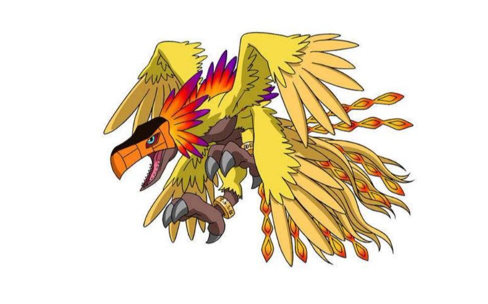 兆高《数码兽大冒险》#紫门挑战:神圣之羽 凤凰兽_哔哩哔哩 (゜-゜)つ