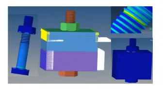 基于Hypermesh(联合Abaqus)的带螺纹螺栓连接载荷施加及求解
