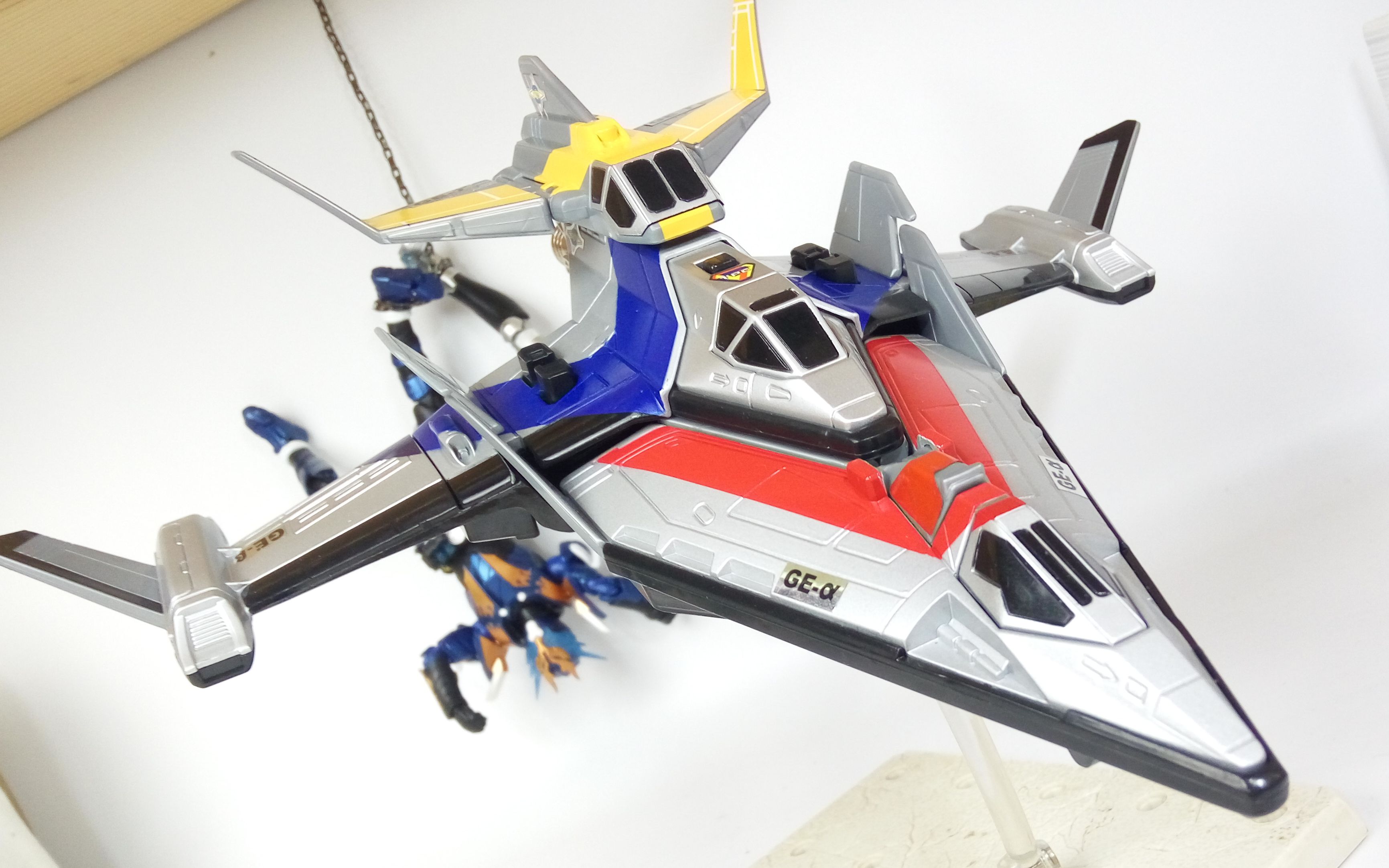 金老师的模玩分享64戴拿奥特曼国代版dx合金胜利神鹰伽马号三号机γ号