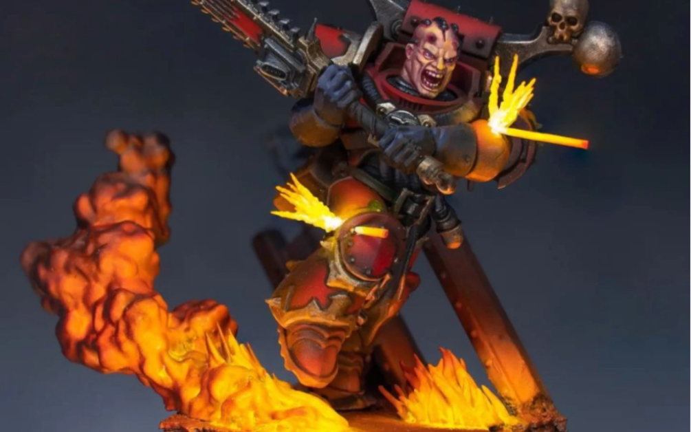 【elminiaturista】warhammer 战锤40k 恐虐狂战士 混沌星际战士 即便